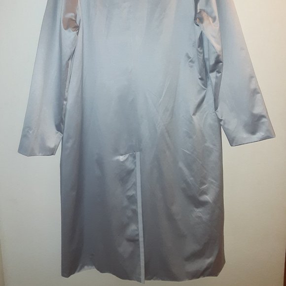 Calvin Klein light grey trench coat size 10 - Picture 5 of 9